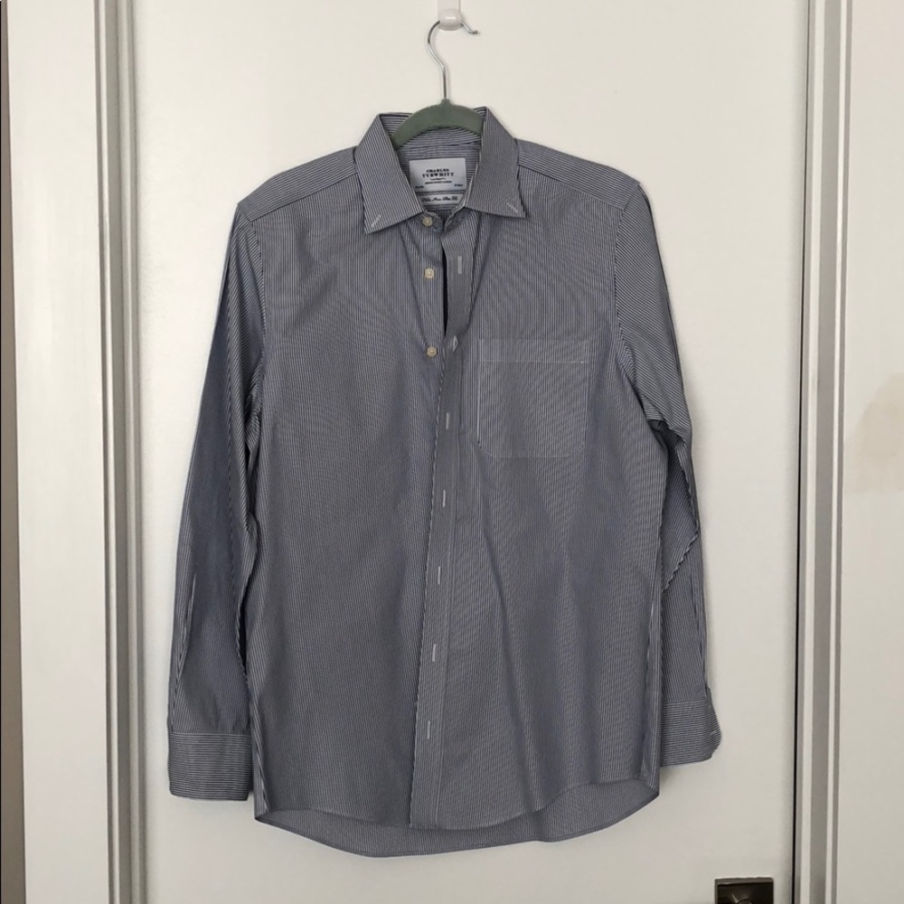 Charles Tyrwhitt men’s striped dress shirt